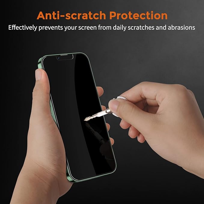 UNBREAKcable 3-Pack Screen Protector for iPhone 14 Plus/iPhone 13 Pro Max, Double Shatterproof Tempered Glass [Easy Installation] [9H Hardness] [99.99% HD Clear] [Case Friendly] for iPhone 6.7 inch