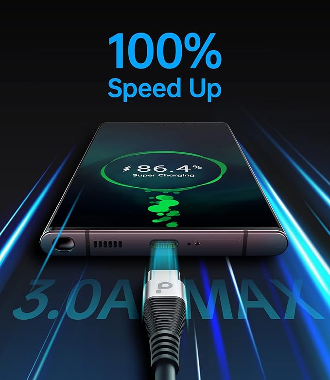 USB Type C Cable Fast Charging, 2Pack 5ft Coiled USB A to USB C Charge Cable for Car Android Auto Charging Cord Compatible with iPhone 16/15/Plus/Pro/Samsung Galaxy S20 S10 Plus and More USB C Devices