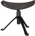 Footrest for Desk Adjustable Height 2-in-1 Function Rotatable Ergonomic Under Desk Footrest Ottoman Stool Rolling Leg Rest for Home Office (Gray)