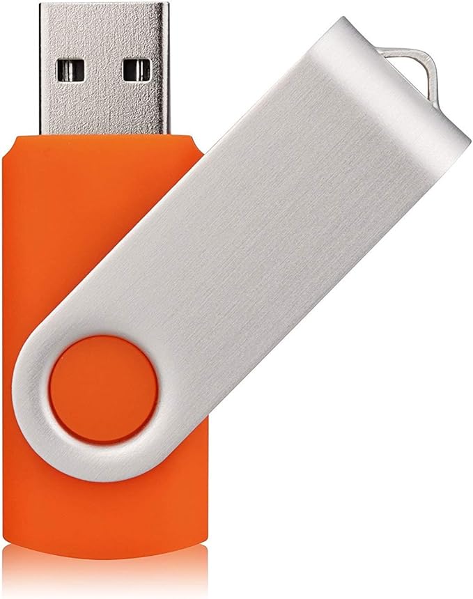 Aiibe 10 Pieces 16 GB USB Flash Drive 16GB USB 2.0 Thumb Drives Bulk Colorful USB Memory Stick Zip Drive Jump Drives for Data Storage, File Sharing (Multicolor, 16G, 10 Pack)