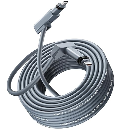 for Starlink Gen 2 Cable 150FT, Waterproof Replacement Cable for Starlink Gen 2 Standard Kit, Fast & Stable Starlink Ethernet Cord for Rectangular Satellite V2