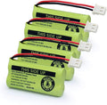 GEILIENERGY BT162342 BT262342 Battery Compatible with BT183342 BT283342 BT166342 BT266342 Vtech CS6114 CS6419 CS6719 with AT&T EL52300 CL80112 CS6719-2 Cordless Handsets (Pack of 4)