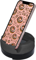 GoDonut – Phone Stand 360 Swivel – Cell Phone Holder + iPad Stand Desk Organizer - Compatible with Tablet, iPhone, Kindle & Most Smartphones – Black