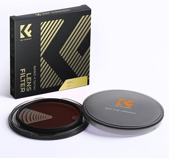 K&F Concept 82mm Circular Polarizers Filter Polarizing Filter 28 Multi-Layer Coated Super Slim High Definition CPL Lens Filter (Nano-X Series)