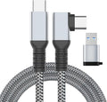 Link Cable 16FT VR Cable Compatible with Meta Oculus Quest 2/Quest 3S/Quest 3/Pro Pico, Nylon Braided Accessories and Gaming PC Steam VR, USB 3.0 Data Transfer Type C Cable, for VR Headset