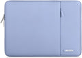 MOSISO Laptop Case 16 inch, 15-15.6 inch Laptop Sleeve Compatible with MacBook Pro 16 M4 M3 M2 M1, HP Acer Dell Lenovo ASUS Notebook, Polyester Vertical Computer Sleeve Bag with Pocket, Pastel Blue
