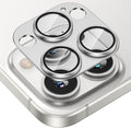 Tensea for iPhone 16 Pro/iPhone 16 Pro Max/iPhone 15 Pro/iPhone 15 Pro Max Camera Lens Protector, Metal Aluminum Alloy Tempered Glass Cover Camera Screen Protector Accessories, Case Friendly