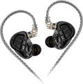 KZ ZAR in-Ear Monitor 7BA+1DD Hybrid 8 Drivers Gaming Earbuds HiFi Bass Noise Isolation IEM, Clarity in All Frequency Stereo Comfort-fit in Ear Headphones for Audio Engineers, Musicians(No Mic)