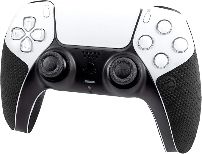KontrolFreek Performance Grips for PlayStation 5 (PS5) Controller (Nightfall Black XT (Extra-Thin))