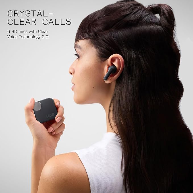 CMF Buds Pro 2 Wireless Earbuds, Hi-Res Audio with LDAC, 50 dB Hybrid Noise Cancelling Earbuds, Ultra Bass Technology, Bluetooth 5.3, 43H Play Time with Charging Case, 6 HD Mics Headphones, Light Grey