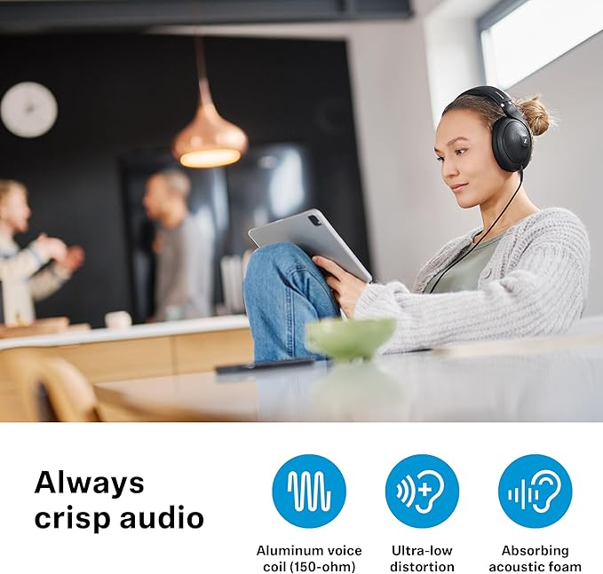 Sennheiser HD 620S - Audiophile Closed-Back Wired Headphones - Premium Stereo Sound with Speaker-Like Spatial Imaging and Optimized Surround, Black