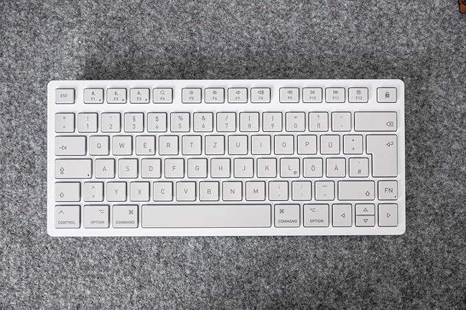 Cherry KW 7100 Mini BT for MAC Keyboard Compact Multi-Device Office with Mac Layout
