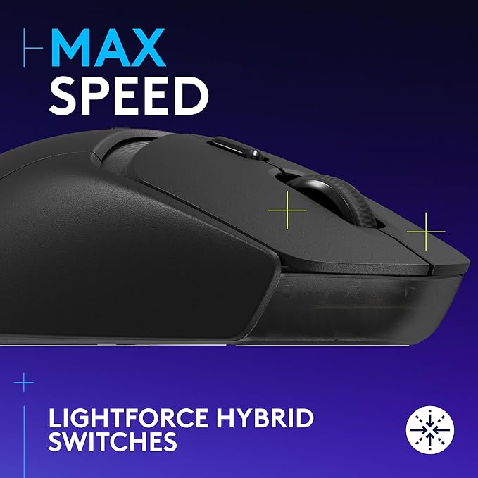 Logitech G515 TKL Wireless Gaming Keyboard (Tactile) + G309 Lightspeed Wireless Gaming Mouse Bundle: Black