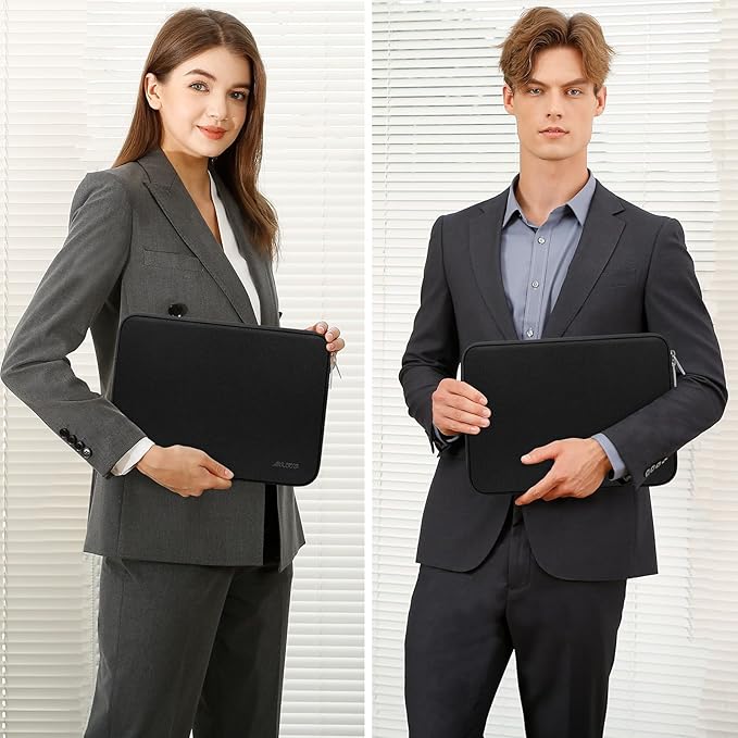 MOSISO Laptop Case 13.3 inch, 13-13.3 inch Laptop Sleeve Bag Compatible with MacBook Air/Pro 13 / Pro 14, HP Dell ASUS Lenovo Notebook, Neoprene Computer Sleeve Bag with Small Case, Black