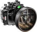 Sea frogs Waterproof Camera Housing Compatible with Fujifilm X-T4 16-50MM 18-55MM IPX8 40m/130ft Maximum Diving Depth Underwater Camera Case for Diving, Surfing, Rowing, Skiing