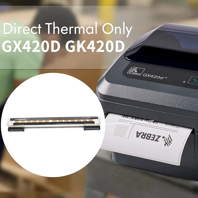 105934-037 New Printhead for Zebra GX420D GK420D ZP450 ZP550 ZP505 ZP500 Thermal Desktop Printer 203dpi Genuine