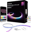 32.8ft Bluetooth RGB+IC COB Led Strip Light with App, Chasing COB Light Strip, Segmented Control, Music Sync, Color Changing Led Lights for Home Decor, Gaming, Cabinet, Desk