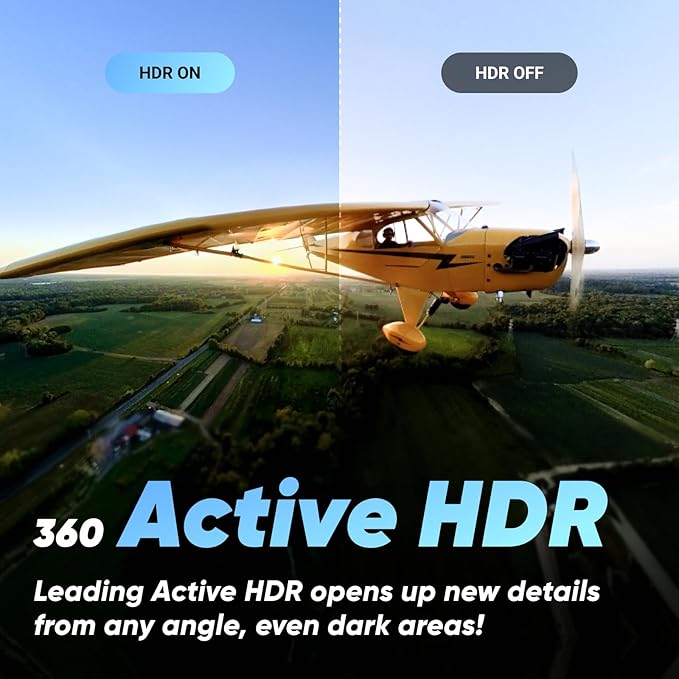 Insta360 X3 - Waterproof 360 Action Camera with 1/2" 48MP Sensors, 5.7K 360 Active HDR Video, 72MP 360 Photo, 4K Single-Lens, 60fps Me Mode, Stabilization, 2.29" Touchscreen, AI Editing, Live Stream