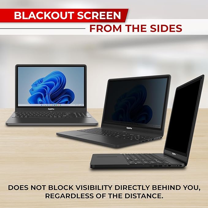 14 Inch 16:9 Laptop Privacy Screen Filter - Privacy Shield and Anti-Glare Protector