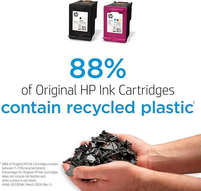HP 62XL Black High-yield Ink Cartridges for HP Printers | Works with Printer Series: ENVY 5540, 5640, 5660, 7640, OfficeJet 5740, 8040, OfficeJet Mobile 200, 250 | Instant Ink | C2P05AN