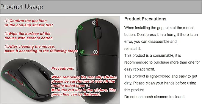 Grip Tape for Razer Viper V3 Pro - Anti-Slip,Enhanced Control, Sweat Resistance,Improves FPS Gaming Grip & Mouse Protection [Pre-Cut] CS Gray