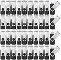 KEXIN 16GB USB Flash Drive Bulk 100 Pack 16G Thumb Drive Swivel Drive USB 2.0,Black,16GB 100 Pack