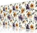 Watercolor Floral Large Mouse Pad,Gaming Keyboard Desk Pad,Extended Mouse Mat Non-Slip Rubber Base with Stitched Edges for Office Game Home XXL 35.4"x15.7"