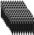 TCD 100 Pack Stylus Pen for iPad, High Precision Universal Capacitive Bulk Digital Stylus Pen – Compatible w/iPhone, Tablet, Touchscreen Laptop – Rubber Tip Black Styluses for All Touch Screen Devices