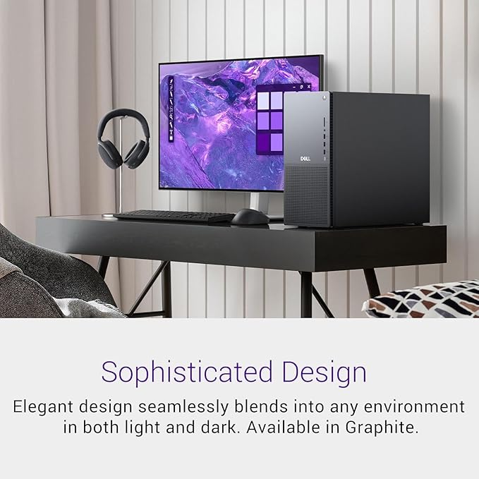 Dell Tower Plus EBT2250 Desktop Computer - Series 2 Intel Core Ultra 9 285 24-Core Processor up to 5.6 GHz, 32GB DDR5 RAM, 8TB NVMe SSD, NVIDIA GeForce RTX 4060 8GB GDDR6, Windows 11 Home, Graphite
