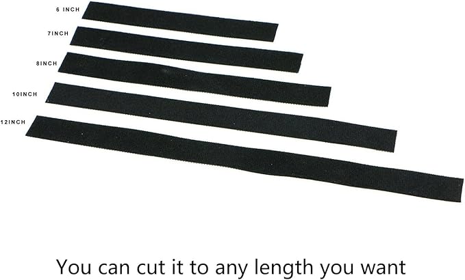 Reusable Fastening Tape Cable Ties 3/4 Inch Double Side Hook Roll (25 Yard, Yellow)