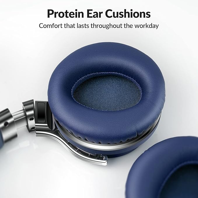 Million Sold 10 Years Classic E7 Active Noise Cancelling Headphones with Upgraded Noise Cancellation, Bluetooth Headphones Wireless with HD Sound Vivid Deep Bass, for Home Office Travel Birthday Gift