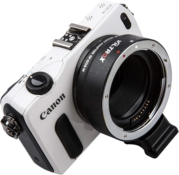 Viltrox EF-EOS M Electronic AF Auto Focus Lens Mount Adapter for Canon EF/EF-S Lens to Canon EOS-M (EF-M Mount) Mirrorless Camera M1 M2 M3 M5 M6 M10 M50 M100