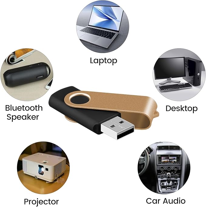 EASTBULL Flash Drive Bulk 4GB USB 20 Pack with Lanyards USB 2.0 Thumb Drive Bulk Memory Stick Swivel Pen Drive for Storage and Backup(4GB 20Pack, Mixed Color)
