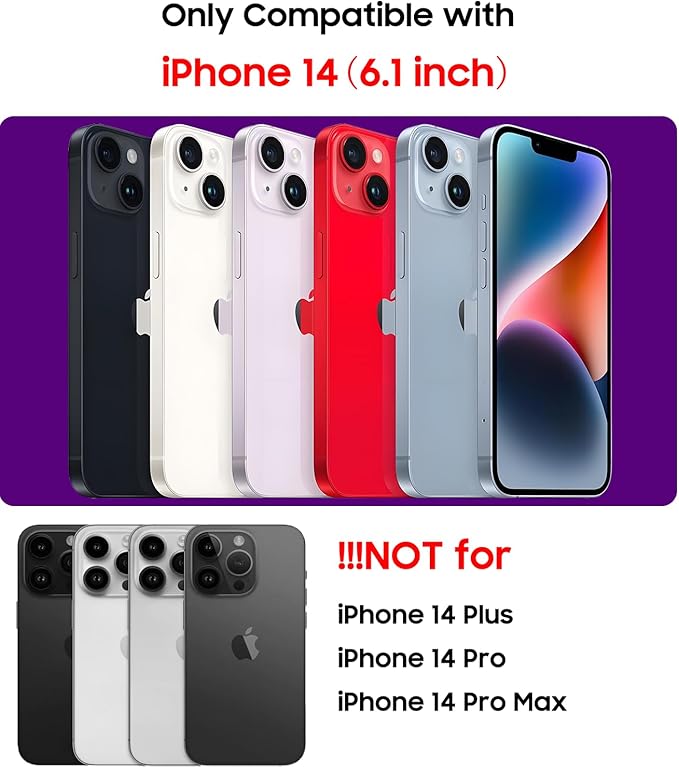 Magnetic for iPhone 14 Case [Compatible with MagSafe][Built-in Camera Lens Protector] Slim Soft Silicone Bumper Shockproof Metallic Luster Phone Case (Gray)