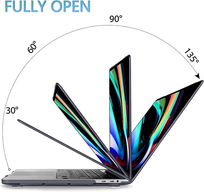 Mektron Case for MacBook Pro 16 Inch A2141 Cover 2019 Release 16" with Liquid Retina Display/Touch ID, Plastic Hard Shell with Keyboard Skin & Screen Protector & Dust Plug, Spaceman