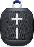 Ultimate Ears WONDERBOOM 4 Waterproof Bluetooth Outdoor Speakers with Big Bass & 360-Degree Sound, Dustproof Floating Wireless Speaker, 131ft Range - Black