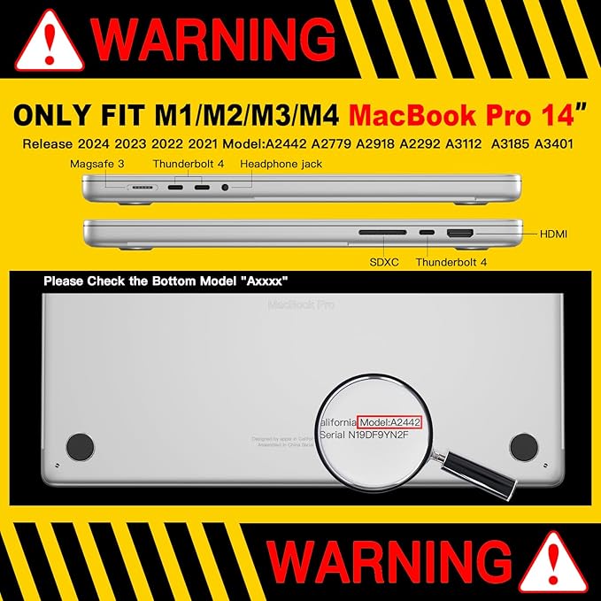 CISSOOK Creative Brain Hard Shell Case for MacBook Pro 14 inch Case 2024 2023 2022 2021 Release A3401 A3112 A3185 A2992 A2918 A2779 A2442, Brain Cover for MacBook Pro 14 M1 M2 M3 M4 Pro/Max Chip