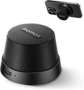 MOMAX Magnetic Portable Bluetooth Speaker - Mini Waterproof Shower Speaker with Bass, 12H Playtime, Outdoor Speaker True Wireless Stereo Pairing for Golf, Beach, Home, Travel, Gift Ideas