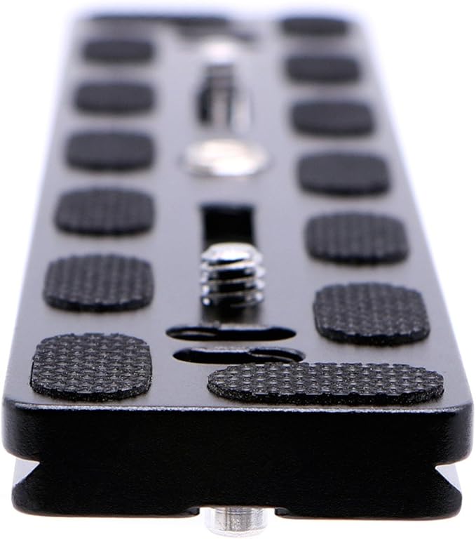PU-200 200mm Universal Lengthened Quick Release Plate Slide Rail with D-Ring Screw for Tripod Ball Head DSLR Camera, Arca-Swiss Compatible