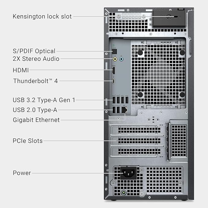 Dell Tower Plus EBT2250 Desktop Computer - Series 2 Intel Core Ultra 9 285 24-Core Processor up to 5.6 GHz, 64GB DDR5 RAM, 16TB (2 x 8TB) SSD, Intel UHD Graphics 770, Windows 11 Pro, Graphite
