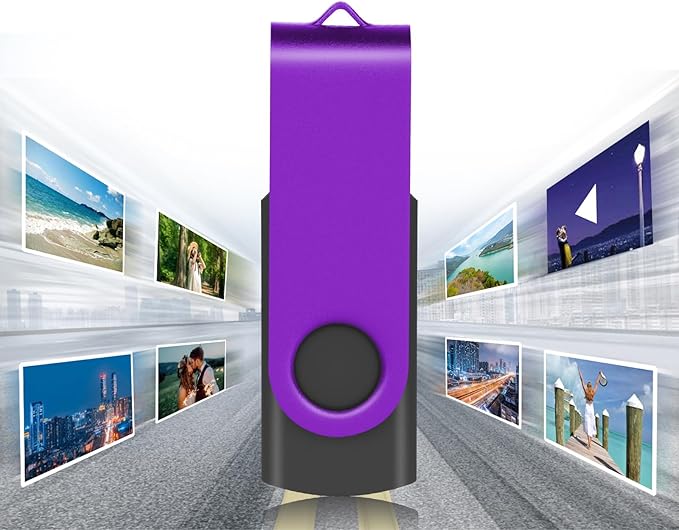 EASTBULL USB 2.0 Flash Drive 16GB with Lanyards Thumb Drives Bulk 20 Pack Colorful Multipack Memory Stick Pen Drive Swivel Design(16 GB 20 Pack)