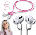 Ultra Strong Magnetic Airpod Pro Strap Anti-Lost Cord Sports Lanyard Compatible with Airpods 3rd 2nd Generation Pro 3 2 1 (3 Pink)