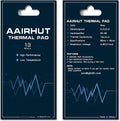 Aairhut Thermal Pad 13W/mK [0.5~3mm], 85 x 45 x 2mm Silicone Cooling Pad Non Conductive Heat Resistance Extreme Odyssey Cover with Dual Self-Adhesive Films for PC Laptop PS4/PS5/CPU/GPU/Computer