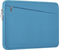 15.6 inch Laptop Sleeve, Slim Computer Carrying Bag Protective Cover Briefcase with Front Pocket, Durable Laptop Case for 15-16 Inch HP, Dell, Lenovo, Asus- Sky Blue
