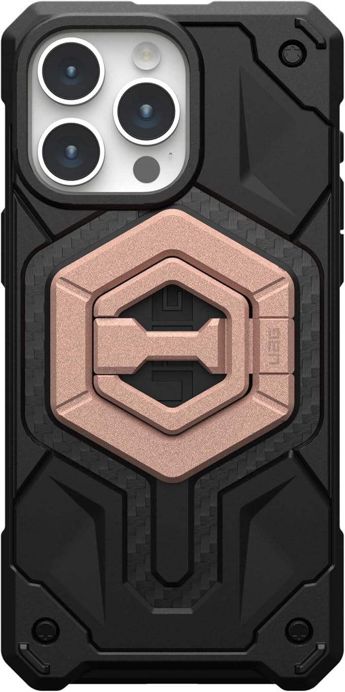 URBAN ARMOR GEAR UAG Magnetic Phone Ring Stand Compatible with MagSafe Magnet, Removable Metal Finger Ring Grip & 360 Rotation Adjustable Kickstand for iPhone 16/15, Galaxy S25, S24, Nude