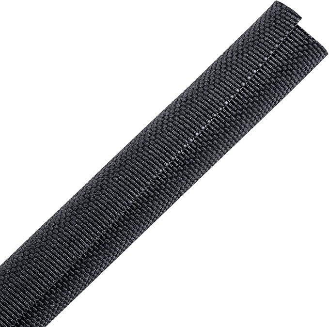 Automotive Wire Sheathing Split Wire Loom Braided Mesh Woven Cable Sleeve for Wires/Cable Cord Protector (1/2" - 48 Feet)
