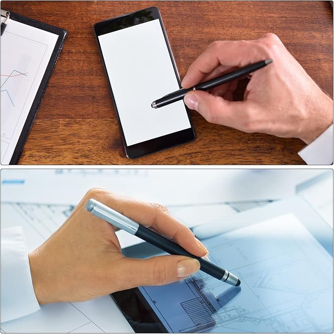MECCANIXITY 6pcs 6.5mm Stylus Pen Fine Tips Conductive Fiber Capacitive Touch Screen Pens Tip Universal Replacement