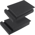 JBER 2 Pack Acoustic Isolation Pads, Studio Monitor Speaker Isolation Foam Pads, High Density Acoustic Foam Suitable for 5" Inch Speakers for Sound Improvement Prevent Vibrations