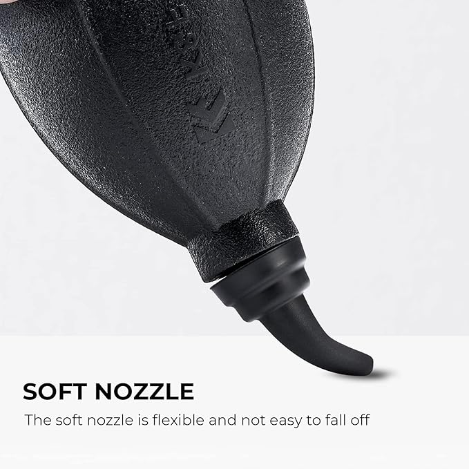 K&F CONCEPT Soft Tip Air Blower, Lens Blower for Digital, DSLR, SLR Cameras, Camera Lenses, Sensitive Electronics and Keyboards Telescope Filters, Rubber Bulb Air Pump Dust Blower