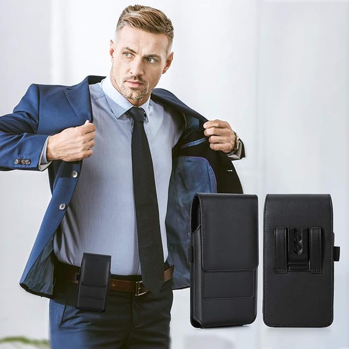 BECPLT Holster for Galaxy S25 Ultra 5G S24/S23/S22/S21/S20 Ultra Belt Holster Black Cell Phone Holder Belt Clip Holster Case Phone Pouch Belt Pouch Cover